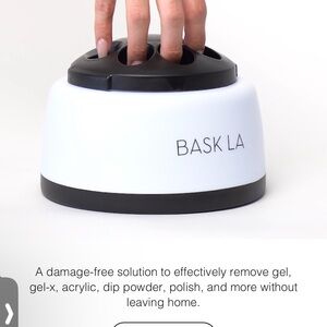 Set of 2 Steam Nail Polish Remover System- Bask LA and IBN ( Amazon) Gently Used